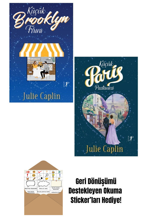 Artemis Yayınları Küçük Brooklyn Fırını + Küçük Paris Pastanesi 2 Kitap Set + Okuma Sticker'Ları