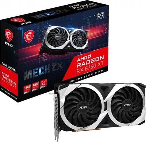 12GB RX6750XT MECH 2X 12G OC GDDR6 192bit HDMI-DP PCIE 4.0