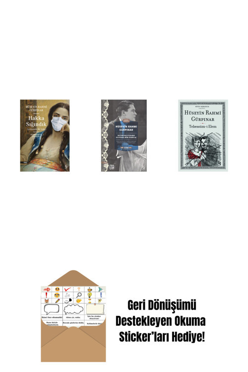 Everest Yayınları Hakka Sığındık + Kuyrukluyıldız Altında Bir İzdivaç (Cep Boy) + Tebessüm-İ Elem + Okuma Sticker'Ları