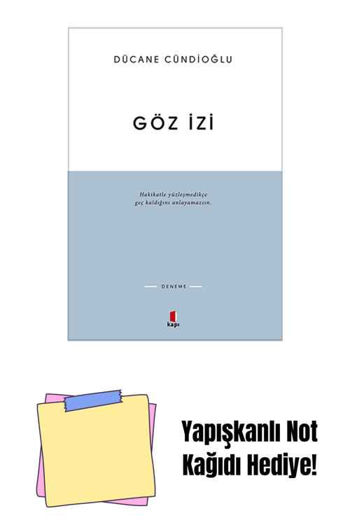 Kapı Yayınları Göz İzi + Yapışkanlı Not Kağıdı