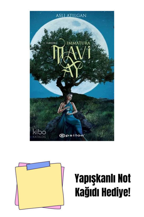 Epsilon Yayınevi Mavi Ay + Yapışkanlı Not Kağıdı