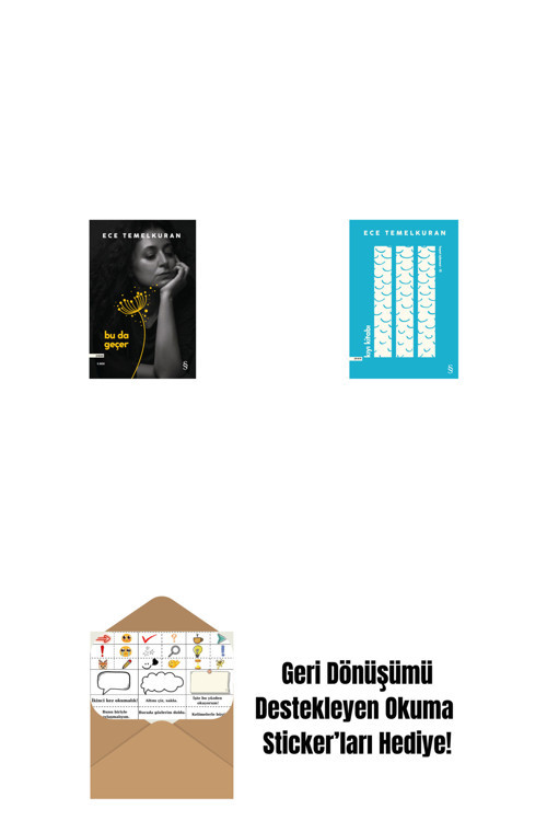 Everest Yayınları Bu Da Geçer + Kıyı Kitabı + Okuma Sticker'Ları