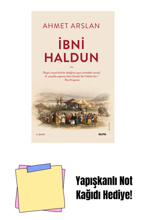 Alfa Yayıncılık İbni Haldun + Yapışkanlı Not Kağıdı