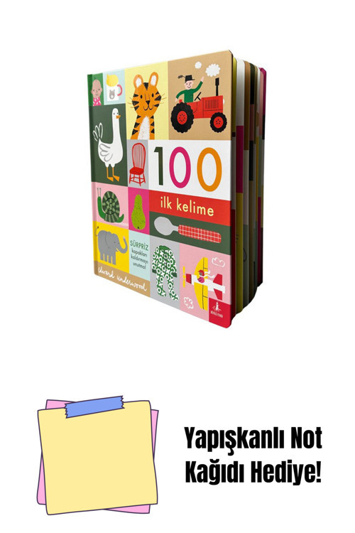Büyülü Fener 100 İlk Kelime (Ciltli) + Yapışkanlı Not Kağıdı