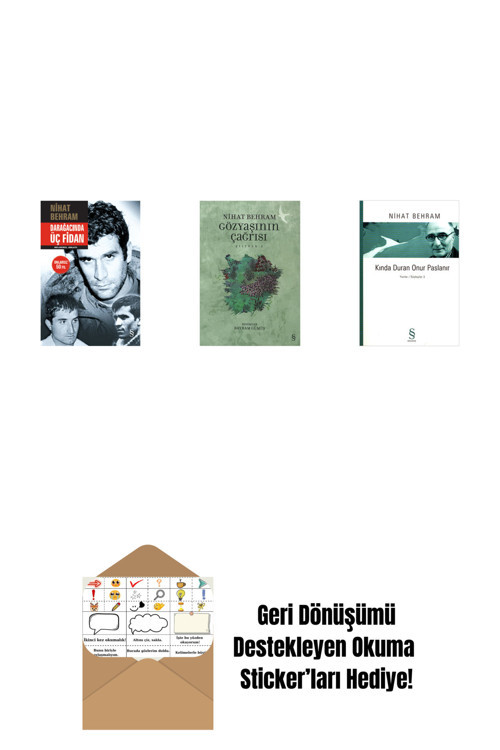 Alfa Yayıncılık Darağacında Üç Fidan (Ciltli) + Gözyaşının Çağrısı + Kında Duran Onur Paslanır + Okuma Sticker'Ları