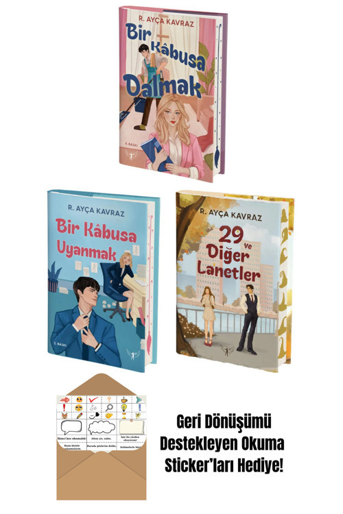 Artemis Yayınları R. Ayça Kavraz 3 Kitap + Okuma Sticker'Ları