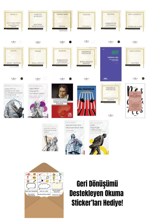 İş Bankası Kültür Yayınları En Çok Okunan Felsefe Kitapları 21 Kitap Set
