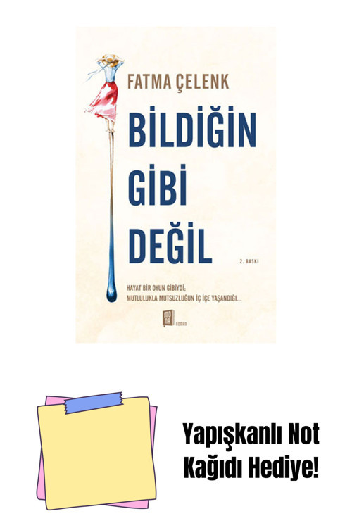 Mona Kitap Bildiğin Gibi Değil + Yapışkanlı Not Kağıdı