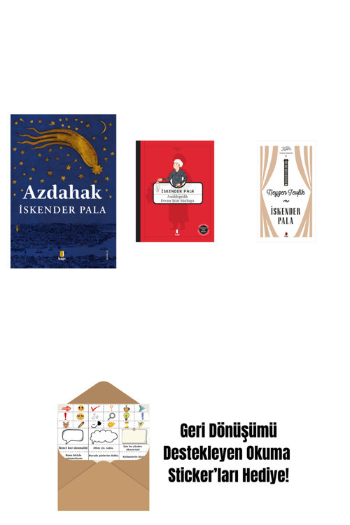 Alfa Yayıncılık Azdahak + Ansikolopedik Divân Şiiri Sözlüğü (Ciltli) + Neyzen Tevfik (Ciltli) + Okuma Sticker'Ları