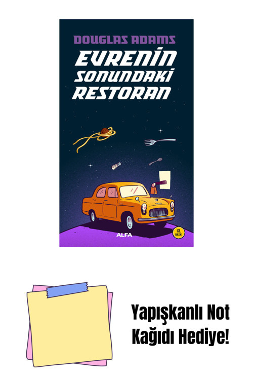 Alfa Yayıncılık Evrenin Sonundaki Restoran + Yapışkanlı Not Kağıdı
