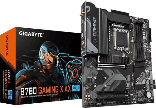 GIGABYTE B760 GAMING X AX WIFI-6E DDR5 HDMI DP PCIe 16X v5.0 1700p ATX