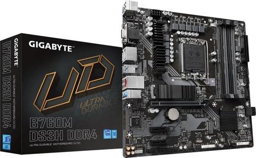 GIGABYTE B760M DS3H DDR4 HDMI DP PCIe 16X v4.0 1700p mATX