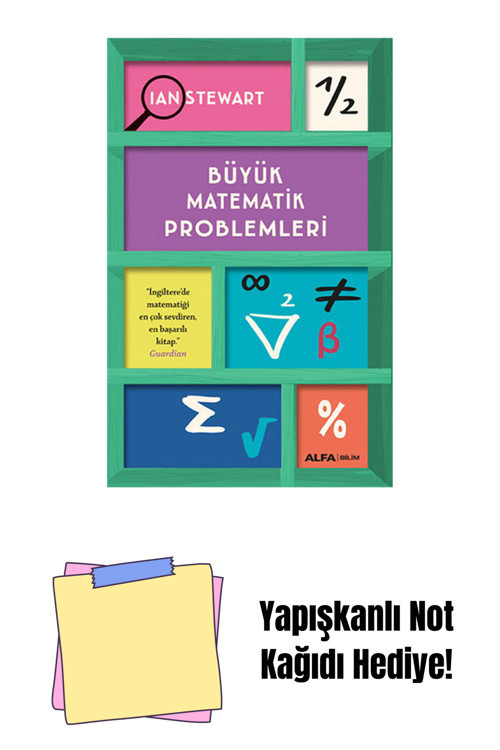 Alfa Yayıncılık Büyük Matematik Problemleri + Yapışkanlı Not Kağıdı