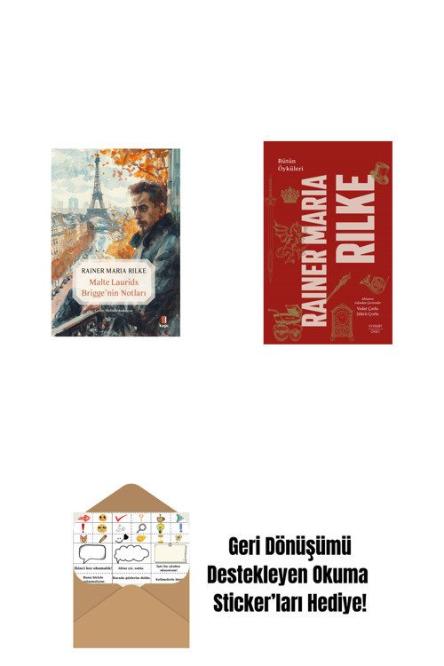 Everest Yayınları Malte Laurids Brigge'Nin Notları + Bütün Öyküleri - Rainer Maria Rilke (Ciltli) + Okuma Sticker'Ları