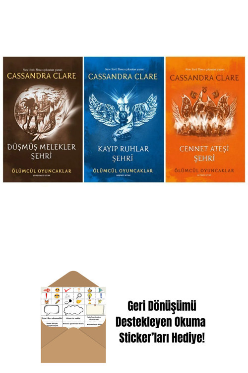 Artemis Yayınları Ölümcül Oyuncaklar Serisi 4-5-6. Kitaplar + Okuma Sticker'Ları