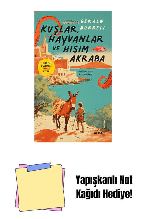 Alfa Yayıncılık Kuşlar Hayvanlar Ve Hısım Akraba + Yapışkanlı Not Kağıdı
