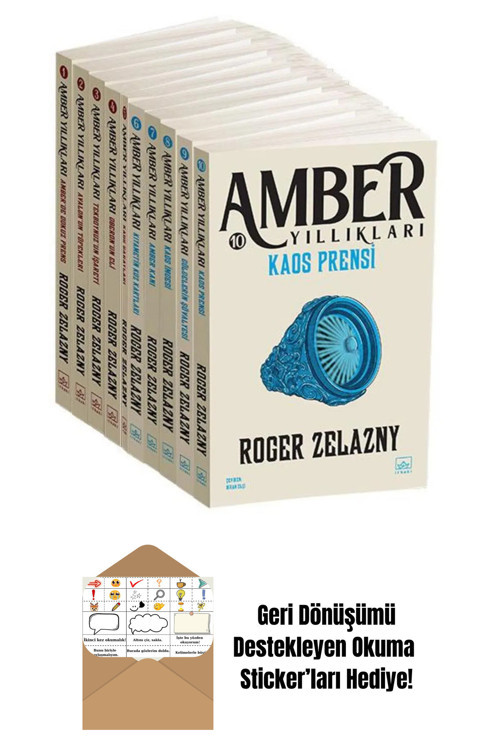 İthaki Yayınları Amber Yıllıkları 10 Kitap Takım + Okuma Sticker'Ları