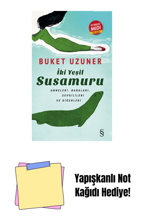 Everest Yayınları İki Yeşil Su Susamuru (Midi Boy) + Yapışkanlı Not Kağıdı