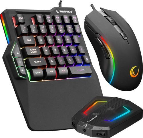 KM-R92 CHEAT-X USB Mini Klavye+Mouse+Switch Combo Gaming Oyuncu Klavye Mouse Set