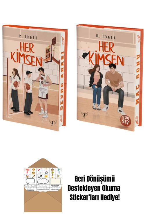 Artemis Yayınları Her Kimsen İlk Set + Son Set 2 Kitap R. İdeli (Ciltli) + Okuma Sticker'Ları