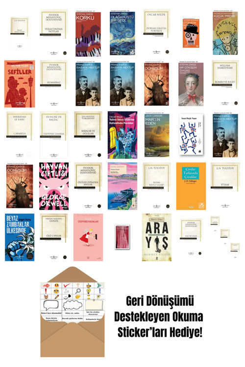 İş Bankası Kültür Yayınları En Çok Okunan Dünya Edebiyatı Kitapları 35 Kitap Set