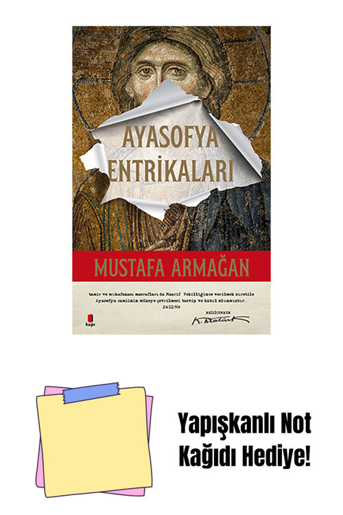 Kapı Yayınları Ayasofya Entrikaları + Yapışkanlı Not Kağıdı