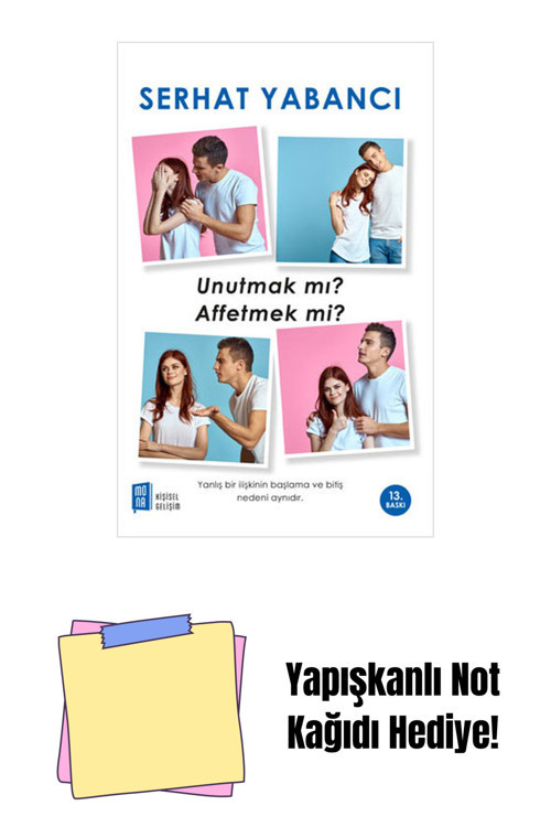 Mona Kitap Unutmak Mı Affetmek Mi? + Yapışkanlı Not Kağıdı