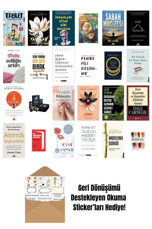 İş Bankası Kültür Yayınları En Çok Okunan Kişisel Gelişim Kitapları 24 Kitap Set