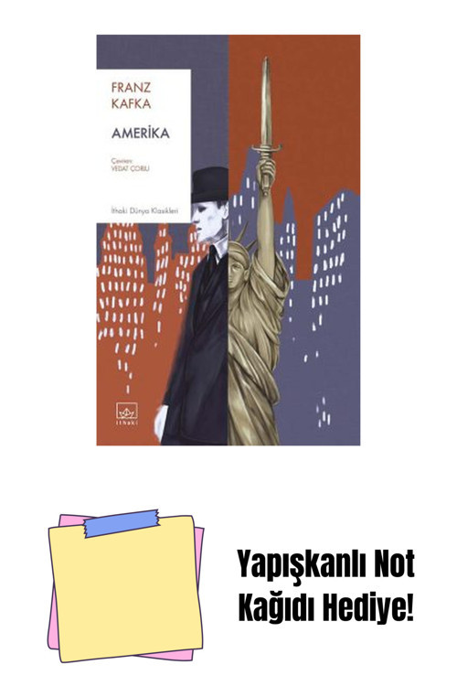 İthaki Yayınları Amerika + Yapışkanlı Not Kağıdı