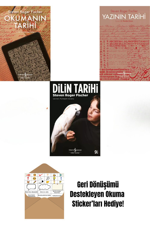 İş Bankası Kültür Yayınları Steven Roger Fischer 3 Kitap Set + Okuma Sticker'Ları