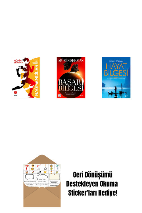 Alfa Yayıncılık Rağmenciler - Akacak Azim Damarda Durmaz! + Başarı Bilgesi + Hayat Bilgesi 2 + Okuma Sticker'Ları