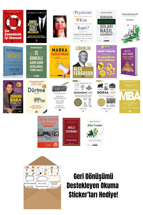 Alfa Yayıncılık En Çok Okunan İş Ekonomi Kitapları 21 Kitap Set