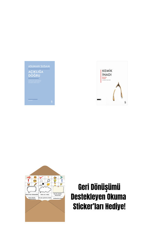 Everest Yayınları Açıklığa Doğru + Kemik İnadı + Okuma Sticker'Ları