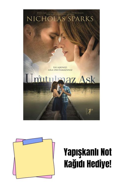 Artemis Yayınları Unutulmaz Aşk + Yapışkanlı Not Kağıdı