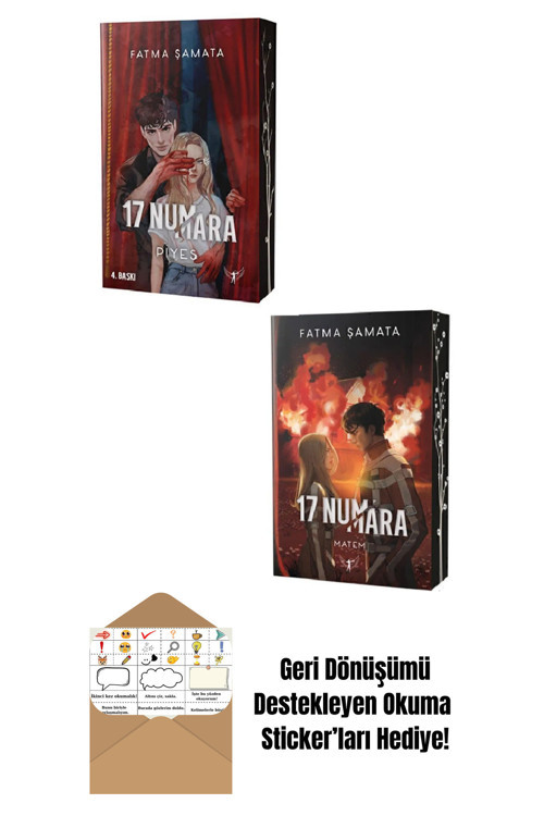 Artemis Yayınları 17 Numara 2. Ve 3. Kitaplar Seti + Okuma Sticker'Ları