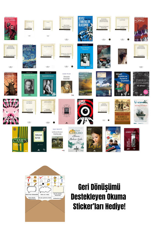 İş Bankası Kültür Yayınları En Çok Okunan Romanlar 39 Kitap Set