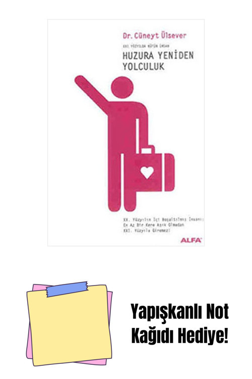 Alfa Yayıncılık Huzura Yeniden Yolculuk + Yapışkanlı Not Kağıdı