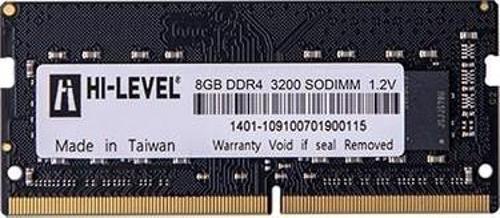 HI-LEVEL 8GB DDR4 3200MHZ NOTEBOOK RAM VALUE HLV-SOPC25600D4/8G