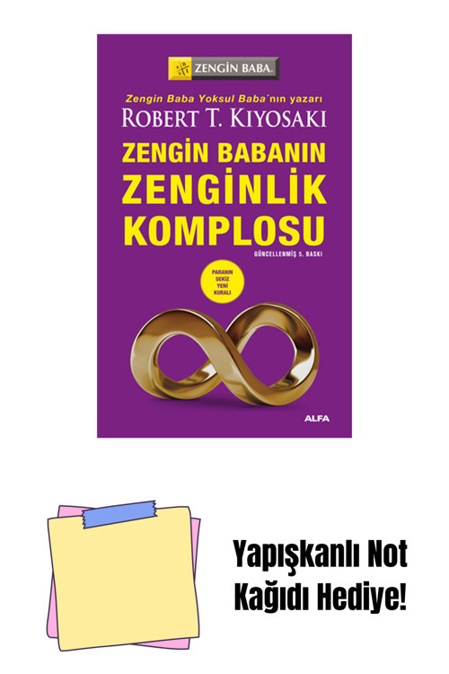 Alfa Yayıncılık Zengin Babanın Zenginlik Komplosu + Yapışkanlı Not Kağıdı