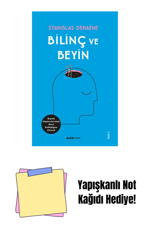Alfa Yayıncılık Bilinç Ve Beyin + Yapışkanlı Not Kağıdı
