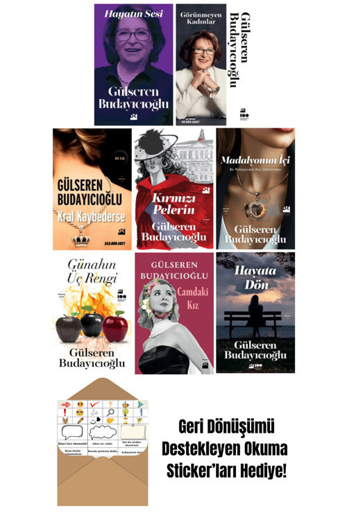 Doğan Egmont Yayıncılık Gülseren Budayıcıoğlu 8 Kitap Set + Okuma Sticker'Ları