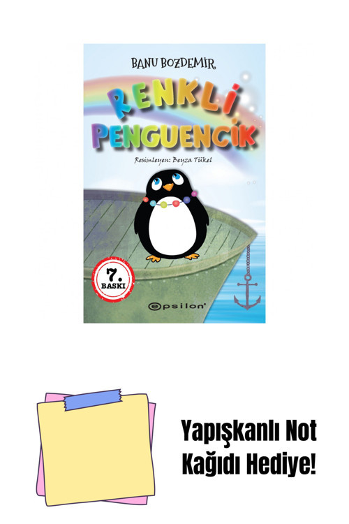 Epsilon Yayınevi Renkli Penguencik + Yapışkanlı Not Kağıdı