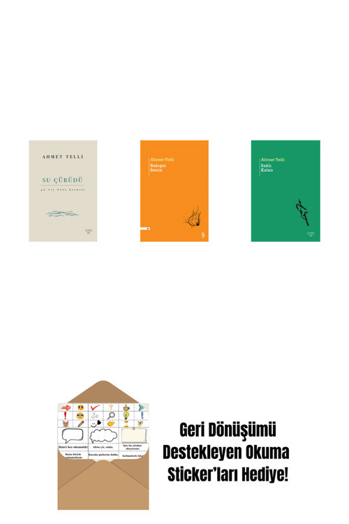 Everest Yayınları Su Çürüdü (Ciltli) + Bakışın Senin + Saklı Kalan + Okuma Sticker'Ları