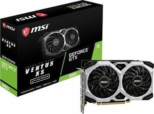 GTX1660 6GB VENTUS XS 6G GDDR5 192bit HDMI DP PCIe 16X v3.0