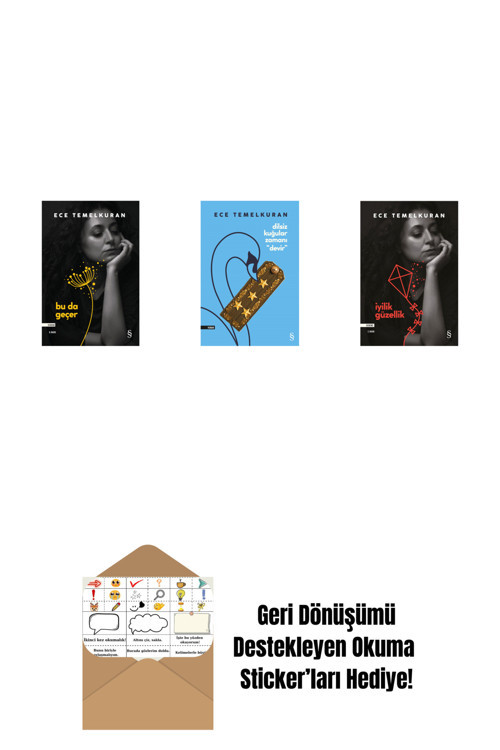 Everest Yayınları Bu Da Geçer + Dilsiz Kuğular Zamanı “Devir” + İyilik Güzellik + Okuma Sticker'Ları