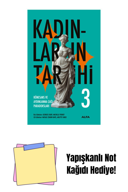 Alfa Yayıncılık Kadınların Tarihi 3 + Yapışkanlı Not Kağıdı