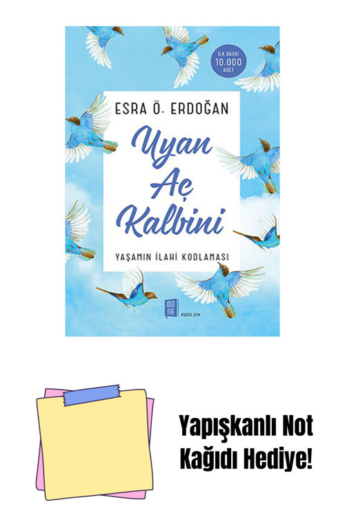 Mona Kitap Uyan Aç Kalbini + Yapışkanlı Not Kağıdı