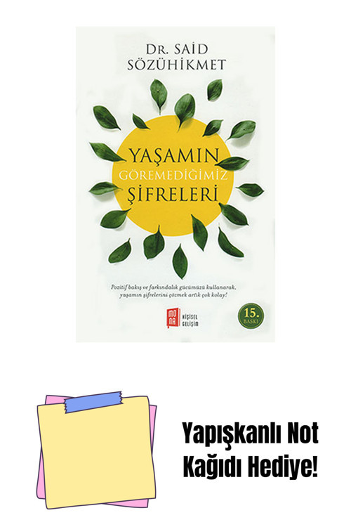Mona Kitap Yaşamın Göremediğimiz Şifreleri + Yapışkanlı Not Kağıdı