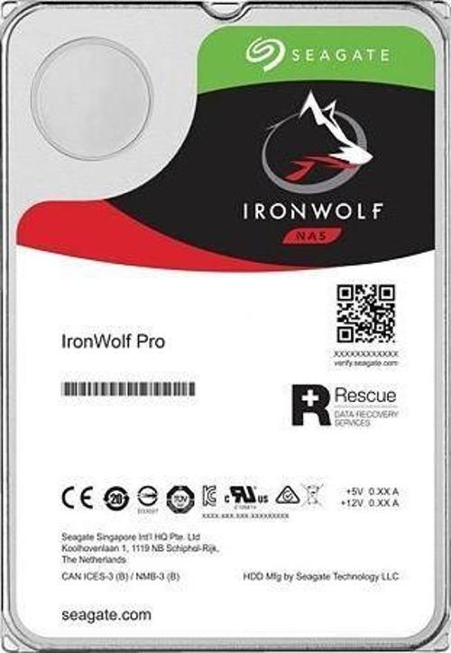 12TB 3.5" 7200RPM 256MB SATA3 NAS DİSKİ IRONWOLF PRO ST12000NE0008