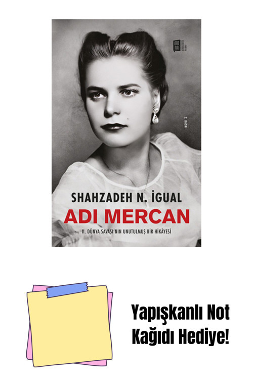 Mona Kitap Adı Mercan + Yapışkanlı Not Kağıdı